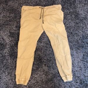 American Eagle Tan/Khaki Flex Joggers